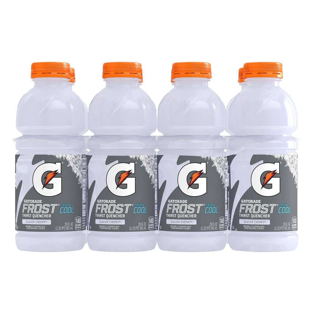 Gatorade Frost Crisp and Cool Thirst Quencher Sports Drink (8 ct, 20 fl oz) (glacier cherry)