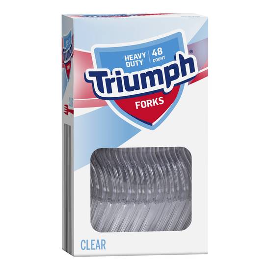 Triumph Clear Forks Cutlery (silver)