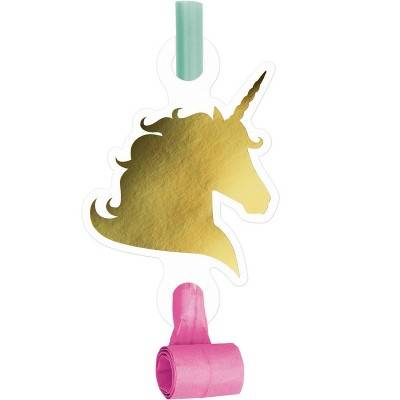 24ct Sparkle Unicorn Party Blowers