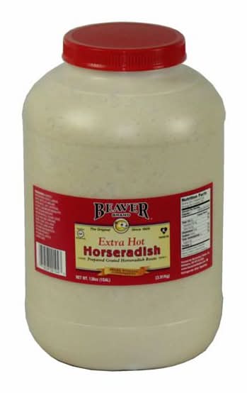 Beaver Brand Extra Hot Horseradish (138 oz)