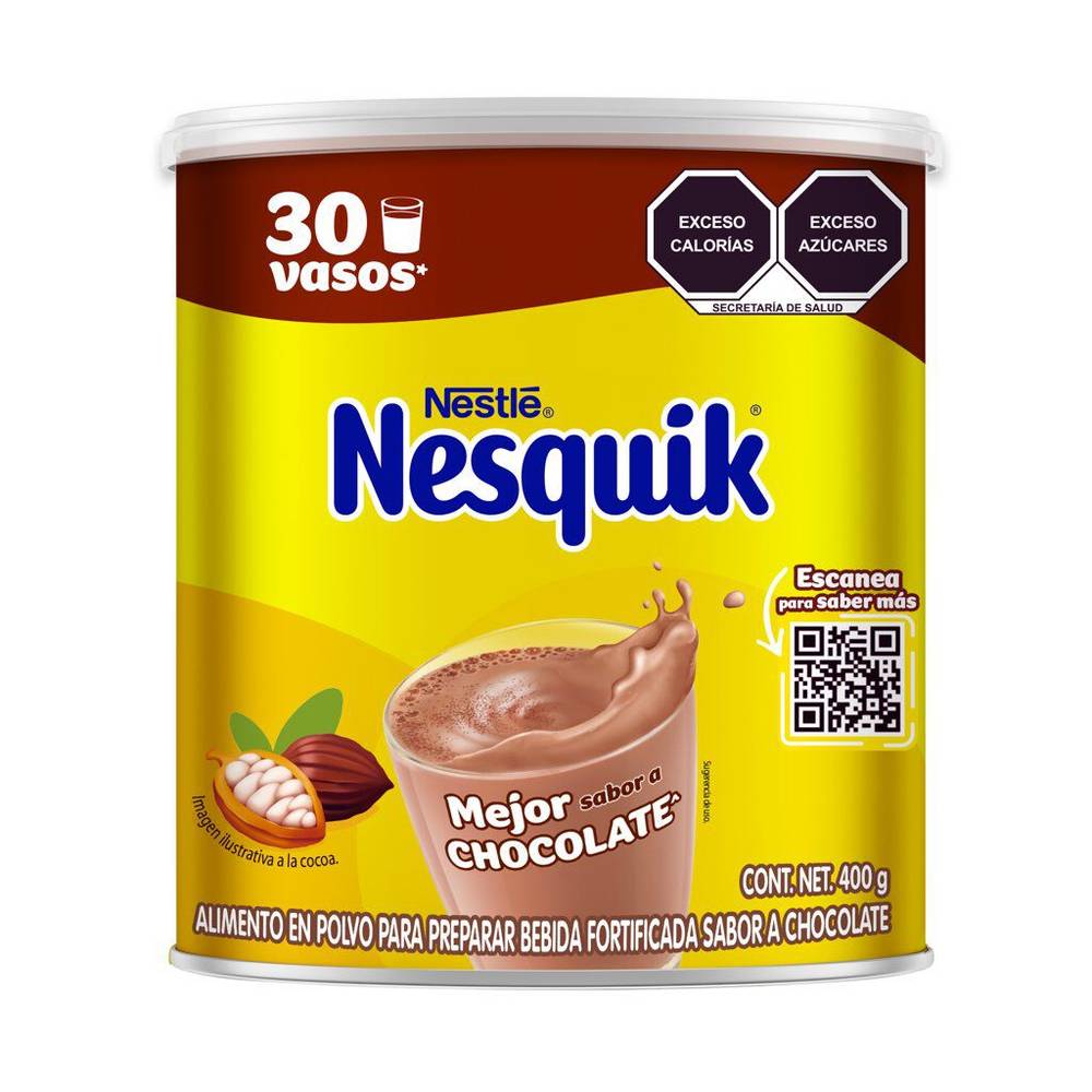 Nesquik saborizante de leche sabor chocolate (bote 400 g)