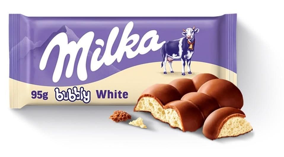 Milka Bubbly White Czekolada mleczna 95 g