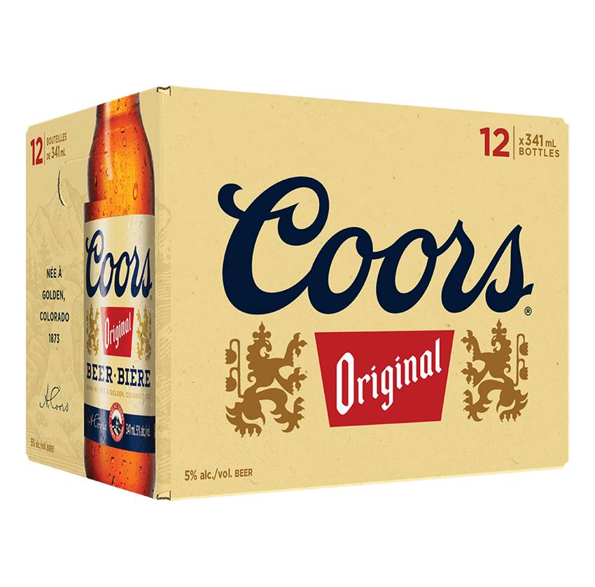 Coors Original  (12 Bottles, 341ml)