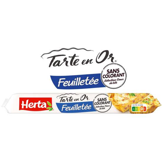 Herta - Tarte en or pâte feuilletée