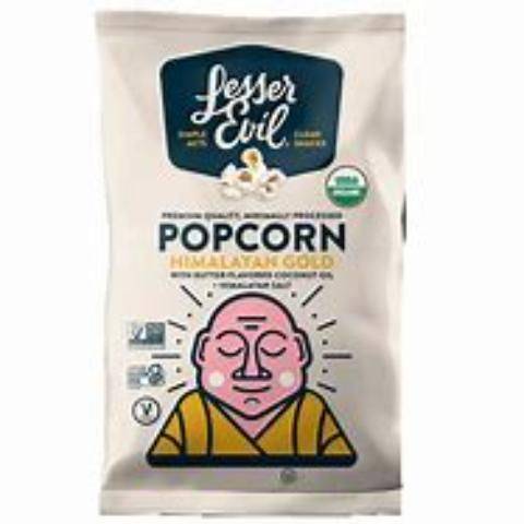 Lesser Evil Organic Popcorn Himalayan Gold 0.88oz