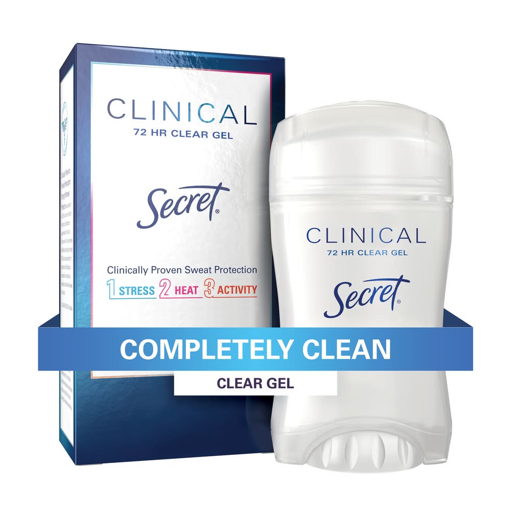 Secret Clinical Strength Clear Gell Antiperspirant Deodorant (1.6 oz)