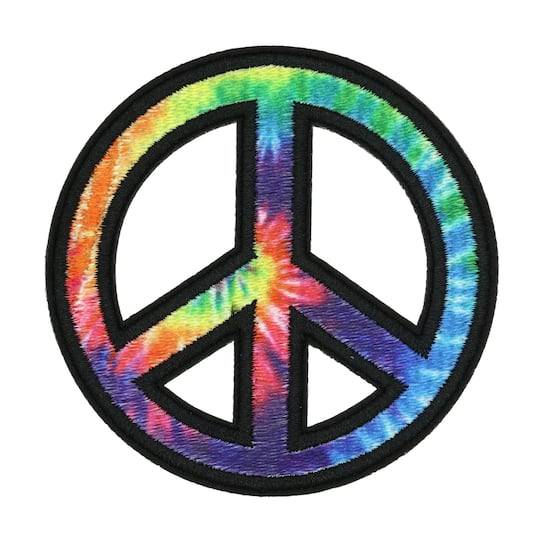 Iron-On & Adhesive Peace Embroidered Patch By Make Market