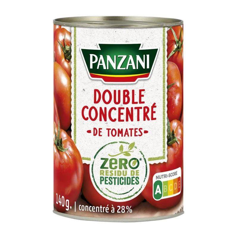 Panzani double concentré de tomates 140g