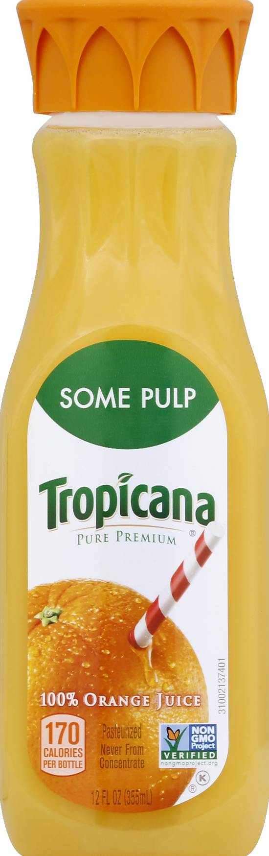 Tropicana Some Pulp Orange Juice (12 fl oz)