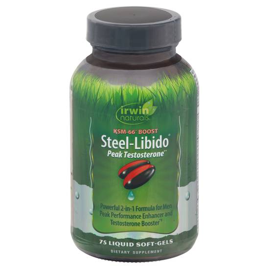 Irwin Naturals Steel-Libido Peak Testosterone Liquid Soft-Gels