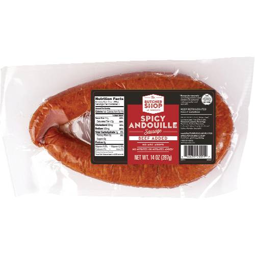 The Butcher Shop Spicy Andouille Sausage