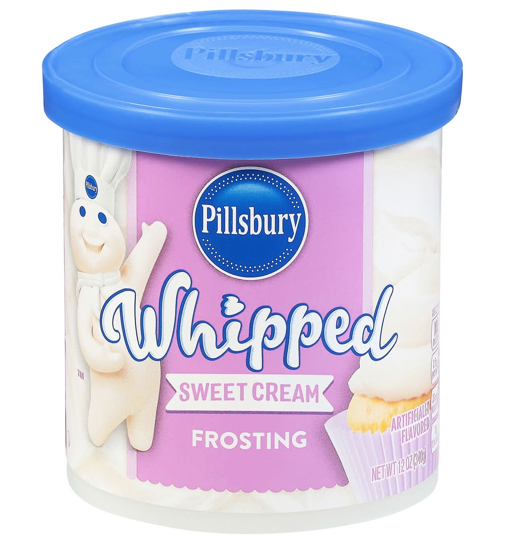 Pillsbury Whipped Frosting, Sweet Cream (12 oz)