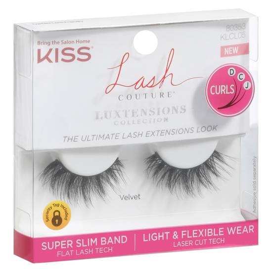 Kiss Lash Couture Luxtensions Collection Curls Lash Extensions