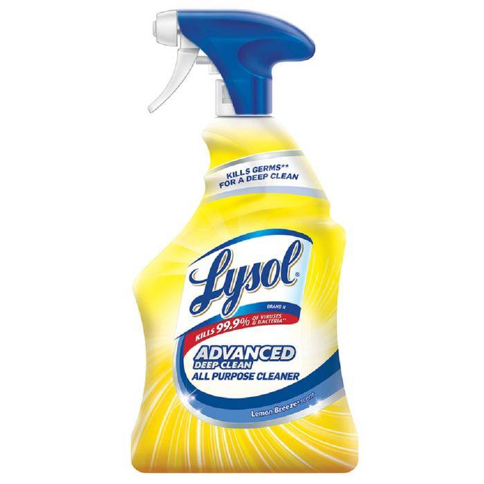 Lysol - Advanced Deep Clean, All Purpose Cleaner, Lemon Scent, 32 oz