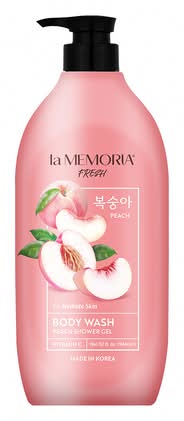 la MEMORIA記憶香氛亮白沐浴乳-甜蜜桃946ML <946ml毫升 x 1 x 1BOTTLE瓶>
