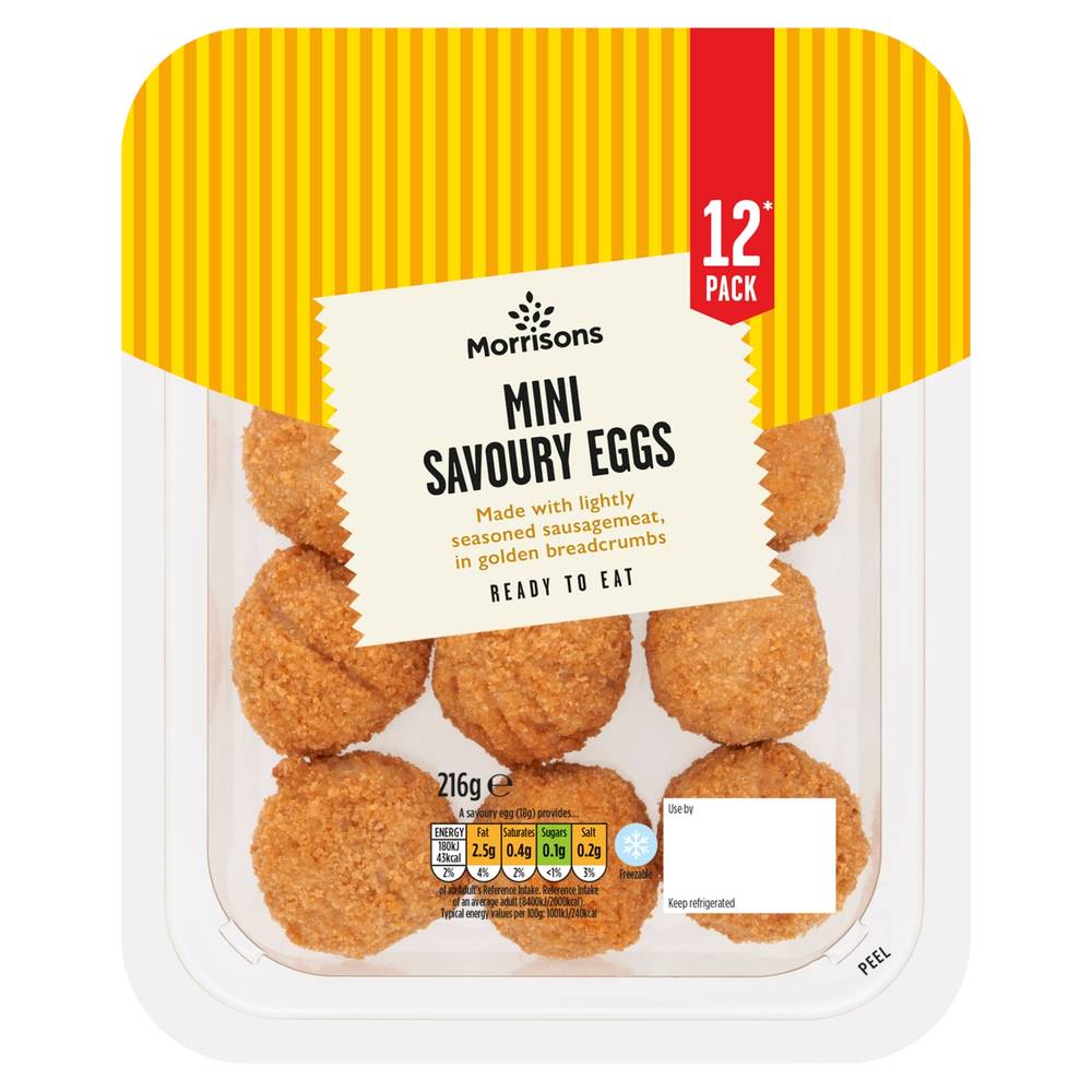 Morrisons Mini Savoury Eggs (12 pack)