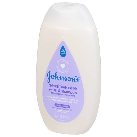 Johnson's Sensitive Cream Lightly Scented Face & Body Cream