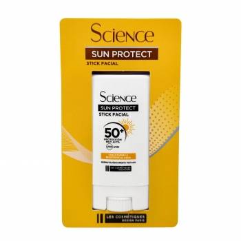 Crema solar facial stick SPF50+ Science Les Cosmetiques 15 g.