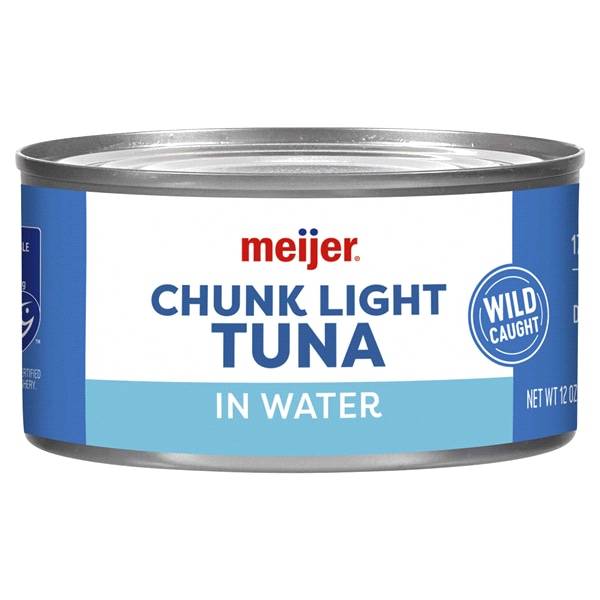 Meijer Chunk Light Tuna in Water 12oz