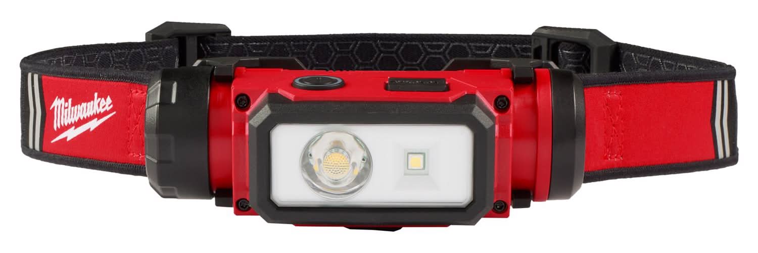 Milwaukee Redlithium 475 Lm Black/Red Led Rechargeable Head Lamp