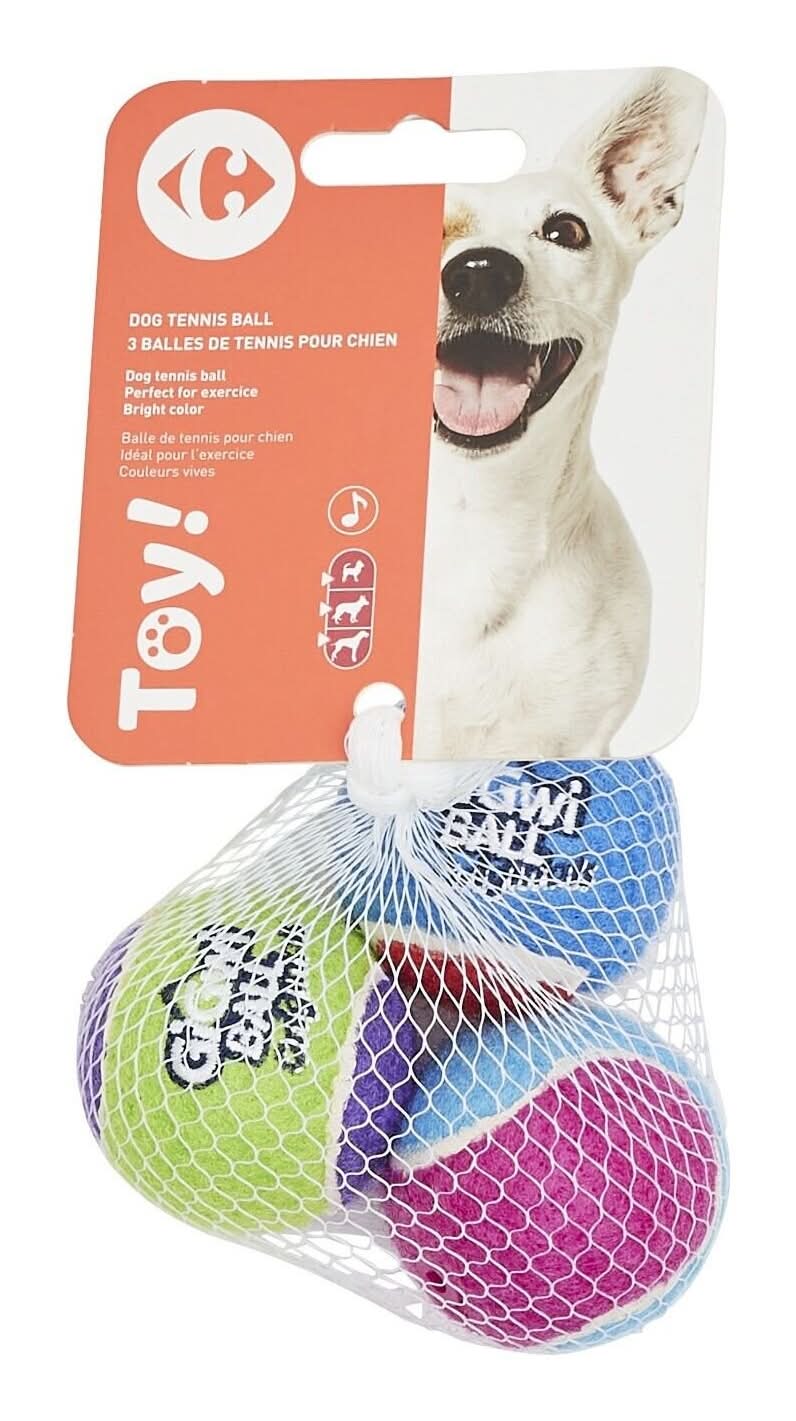 Carrefour - Balles de tennis pour chien (3)