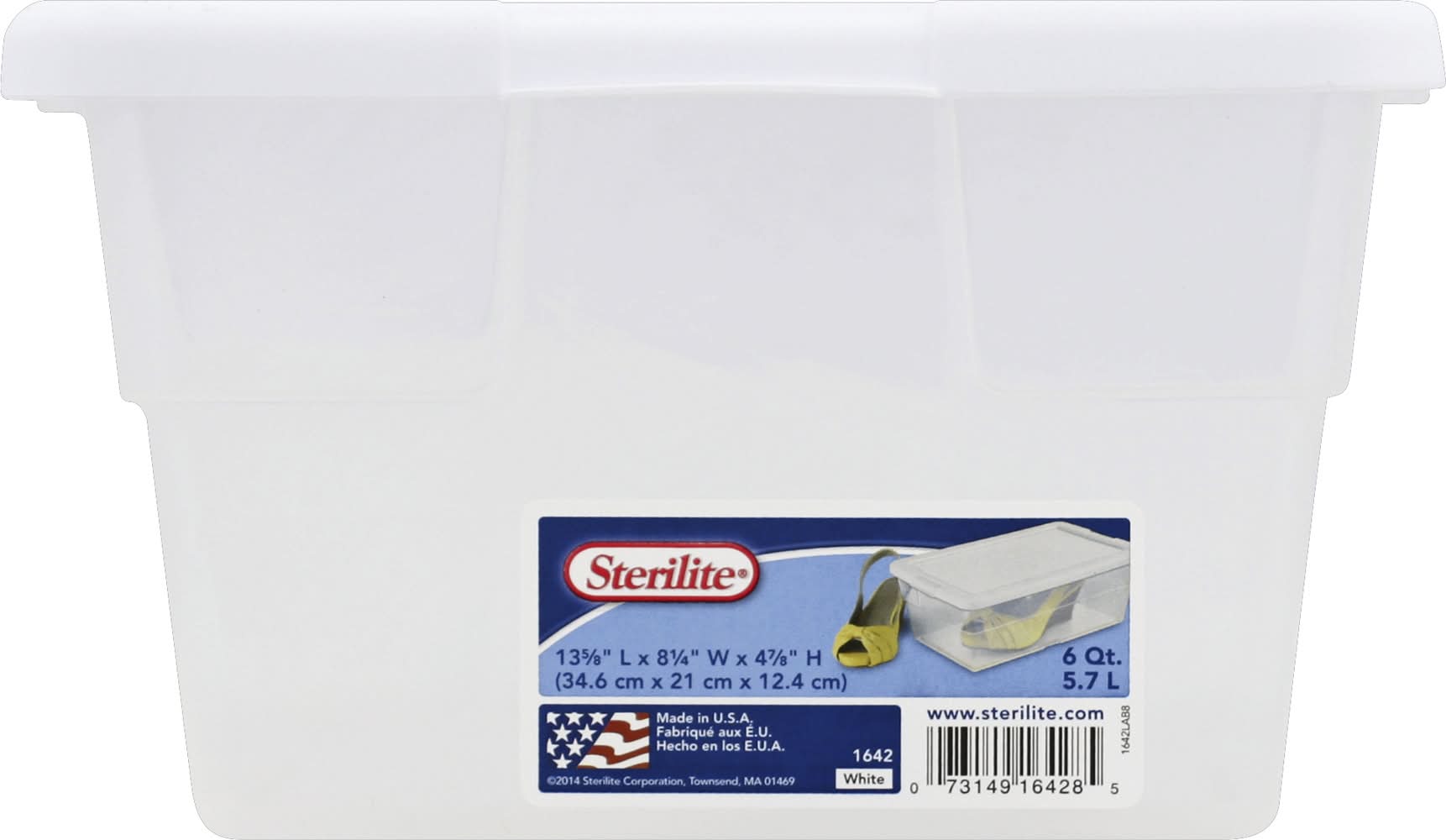 Sterilite 6 Qt Storage Box