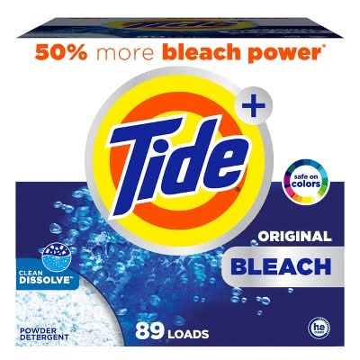 Tide Clean Dissolve Original Bleach Powder Laundry Detergent 89 Loads (8.06 lbs)