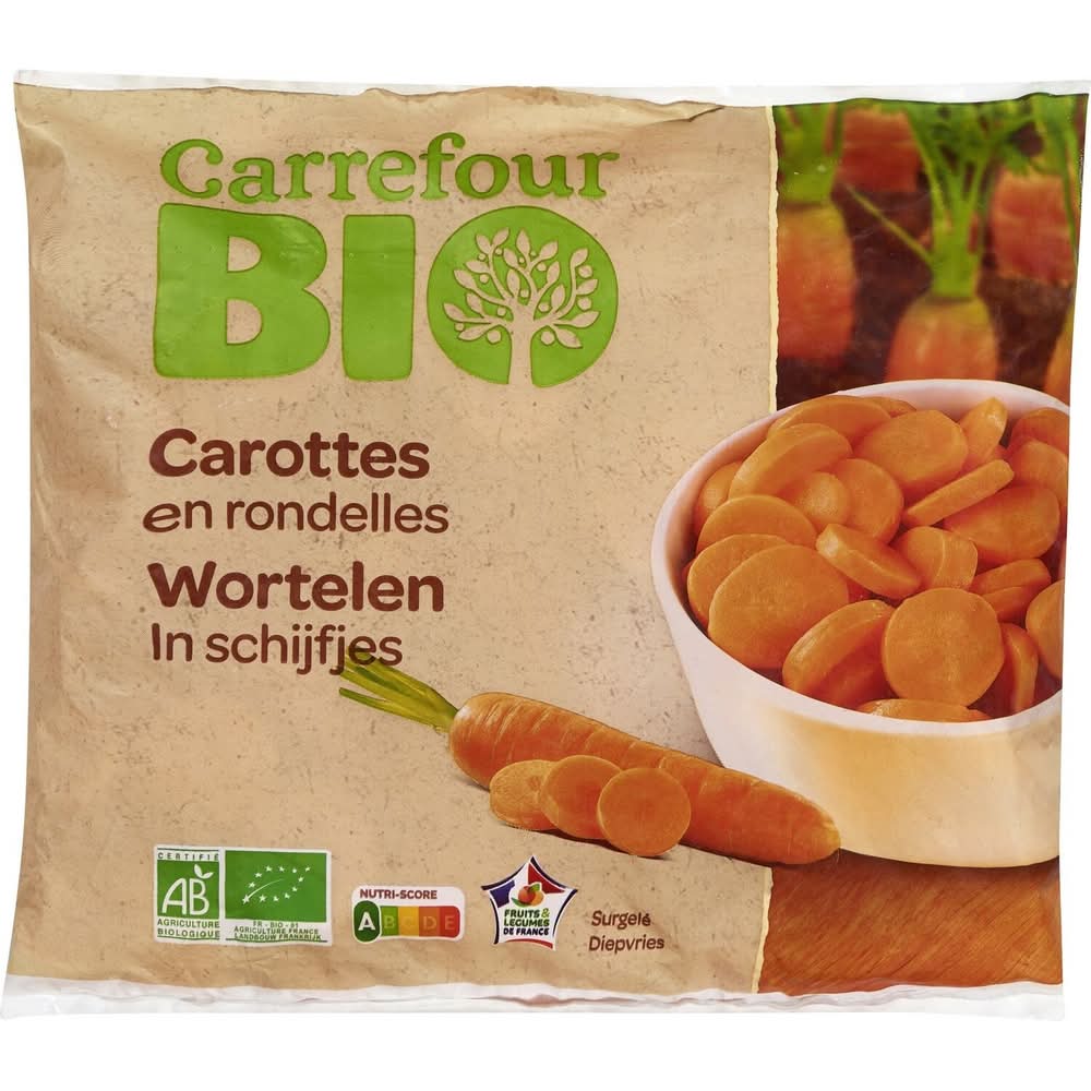 Carrefour Bio - Carottes en rondelles (600g)