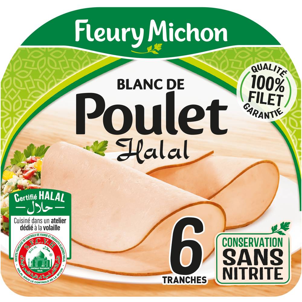 Fleury Michon - Blanc de poulet sans nitrite halal (6)