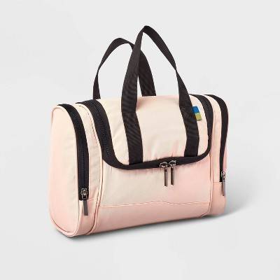 Open Story Hanging Toiletry Bag, Large, Pink