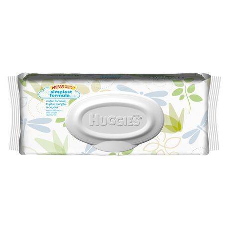 Huggies paquet de lingettes pour peau sensible natural care (56 unités) - natural care baby wipes soft pack (56 units)