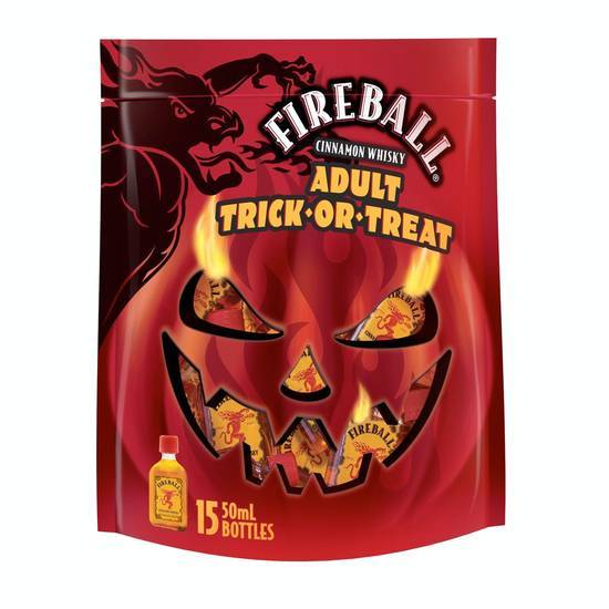 Fireball Cinnamon Whisky Trick or Treat (15x 50ml bottles)