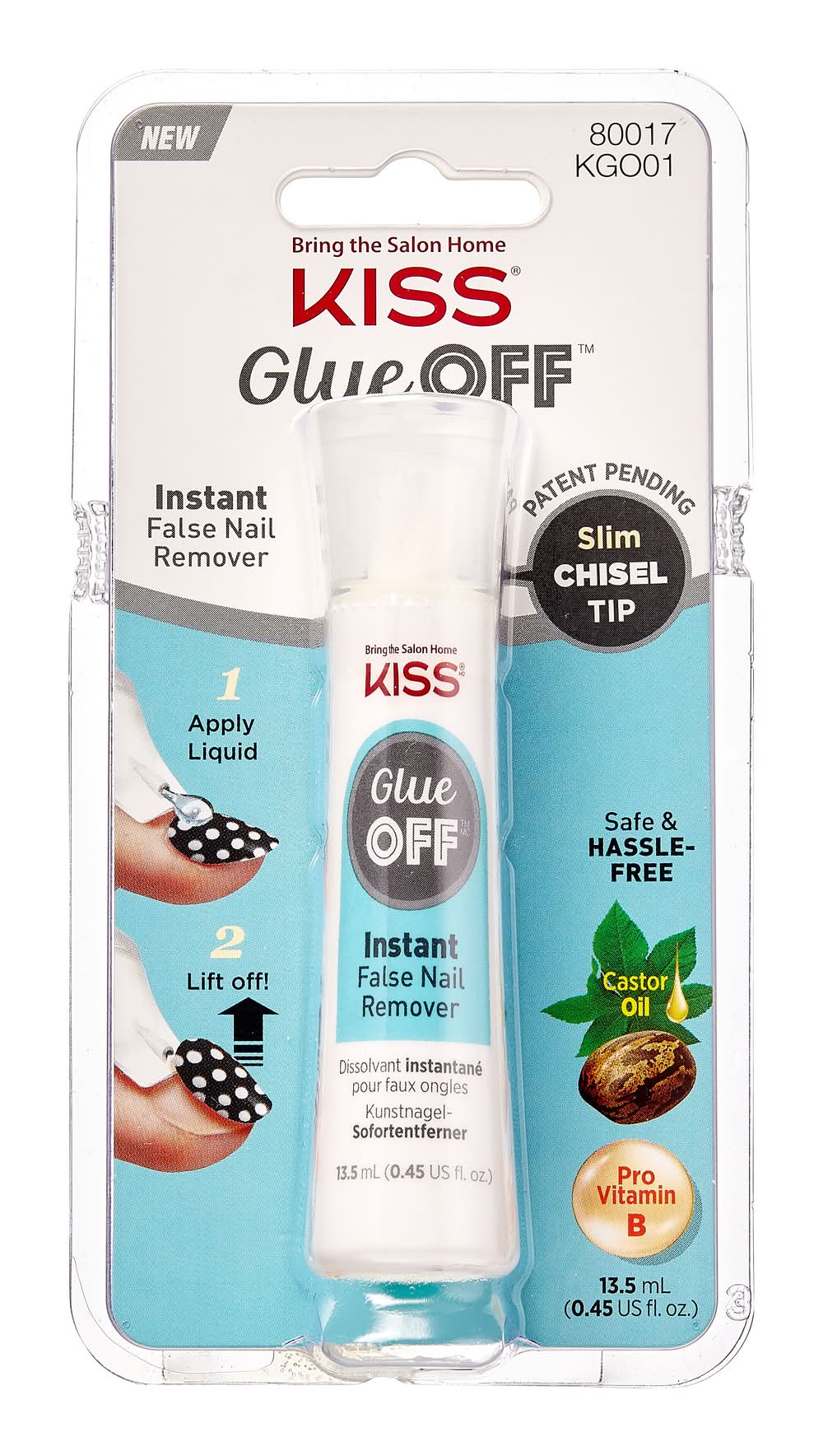 KISS Glue Off Instant False Nail Remover (0.5 fl oz)