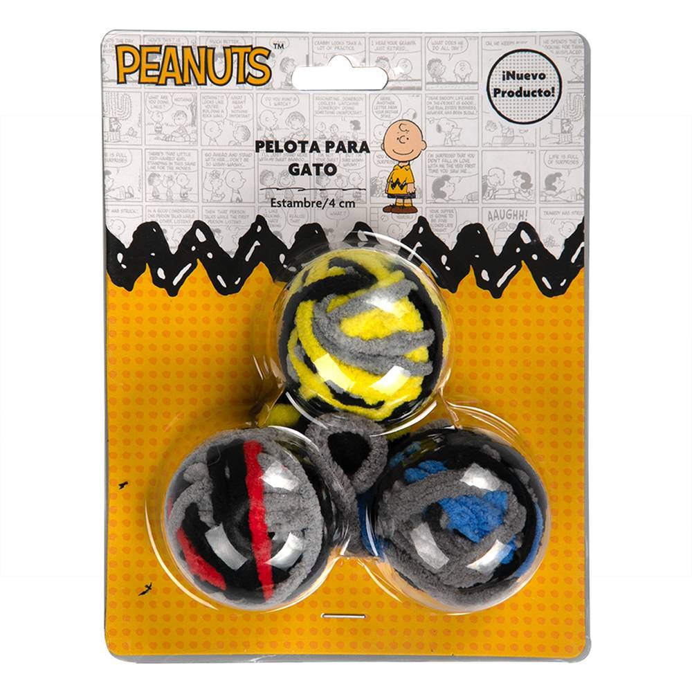 Peanuts · Pelotas para gatos (3 un)