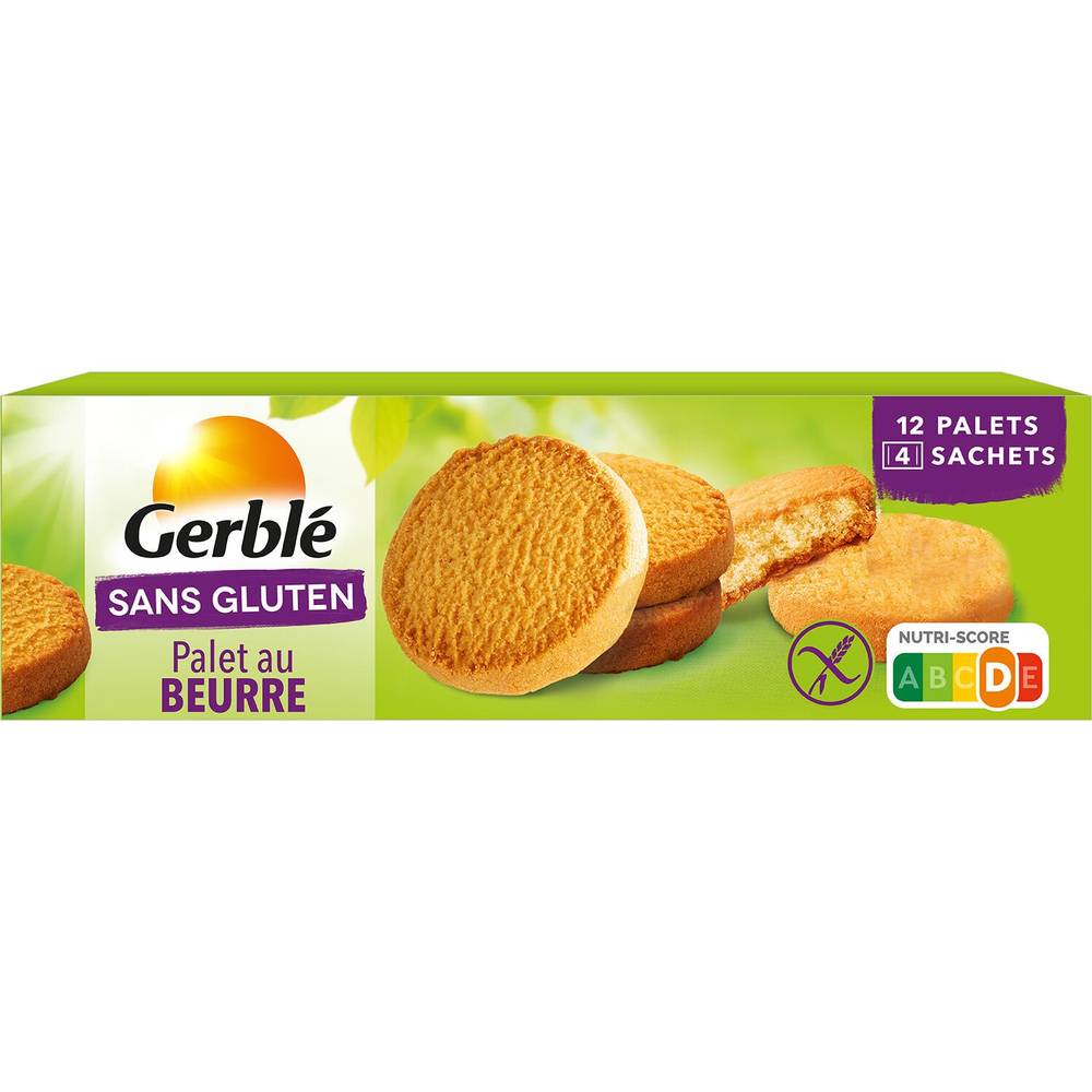 Biscuit sablé Beurre Sans Gluten GERBLE - la boîte de 175g