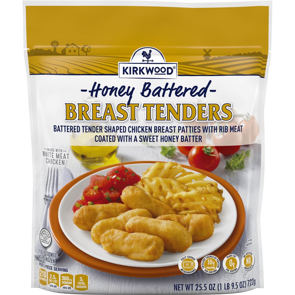 Kirkwood Fully Cooked Honey Battered Breast Tenders (25.5 oz)