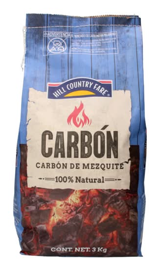 Hill Country Fare · Carbón de mezquite natural