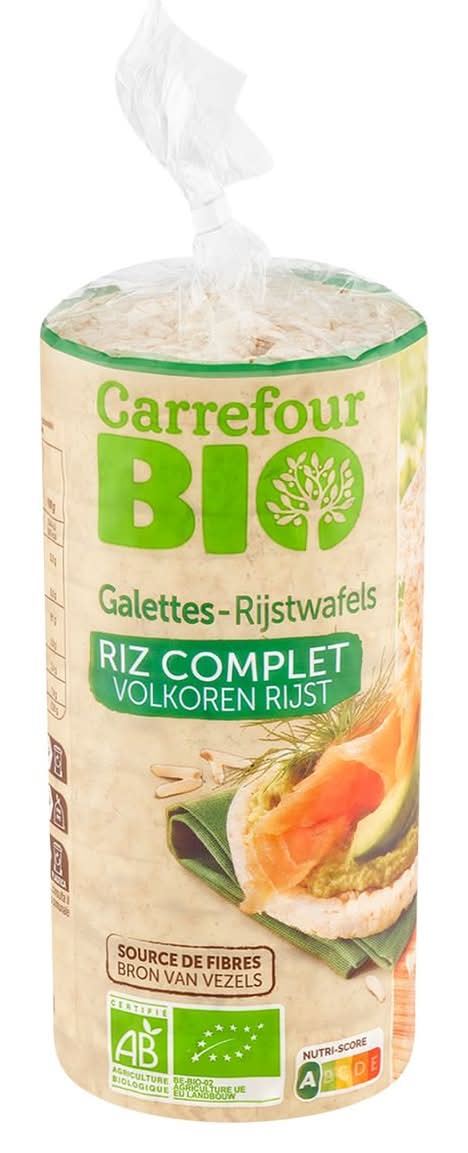 Carrefour Bio Rijstwafels Volkoren Rijst 130 g