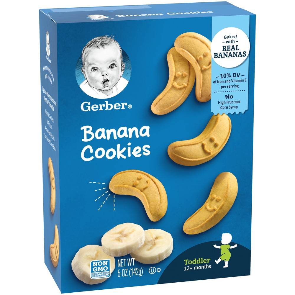 Gerber Toddler 12+months Banana Cookies