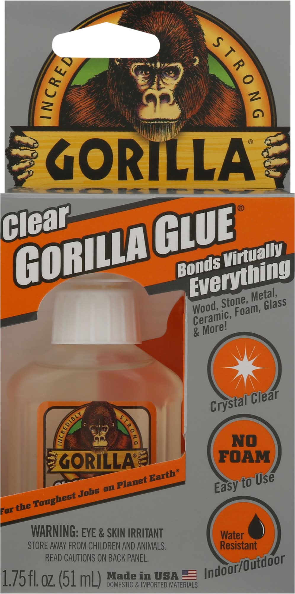 Gorilla Liquid Glue, Clear (1.75 fl oz)