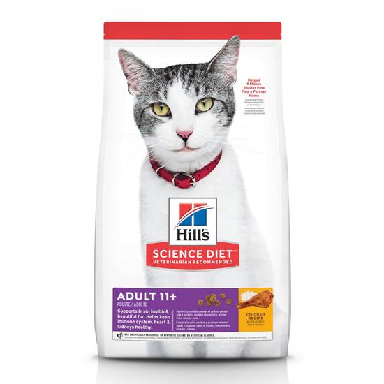 Hill's Science Diet Chicken Recipe Adult 11+ Cat Food (7 lbs)