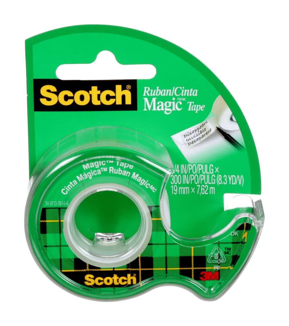 Scotch Magic 3/4 In. W X 300 In. L Tape