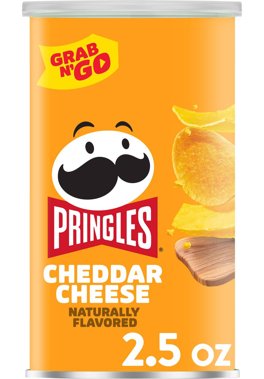 Pringles Grab N' Go Cheddar Cheese Flavored Potato Crisps (2.5 oz)