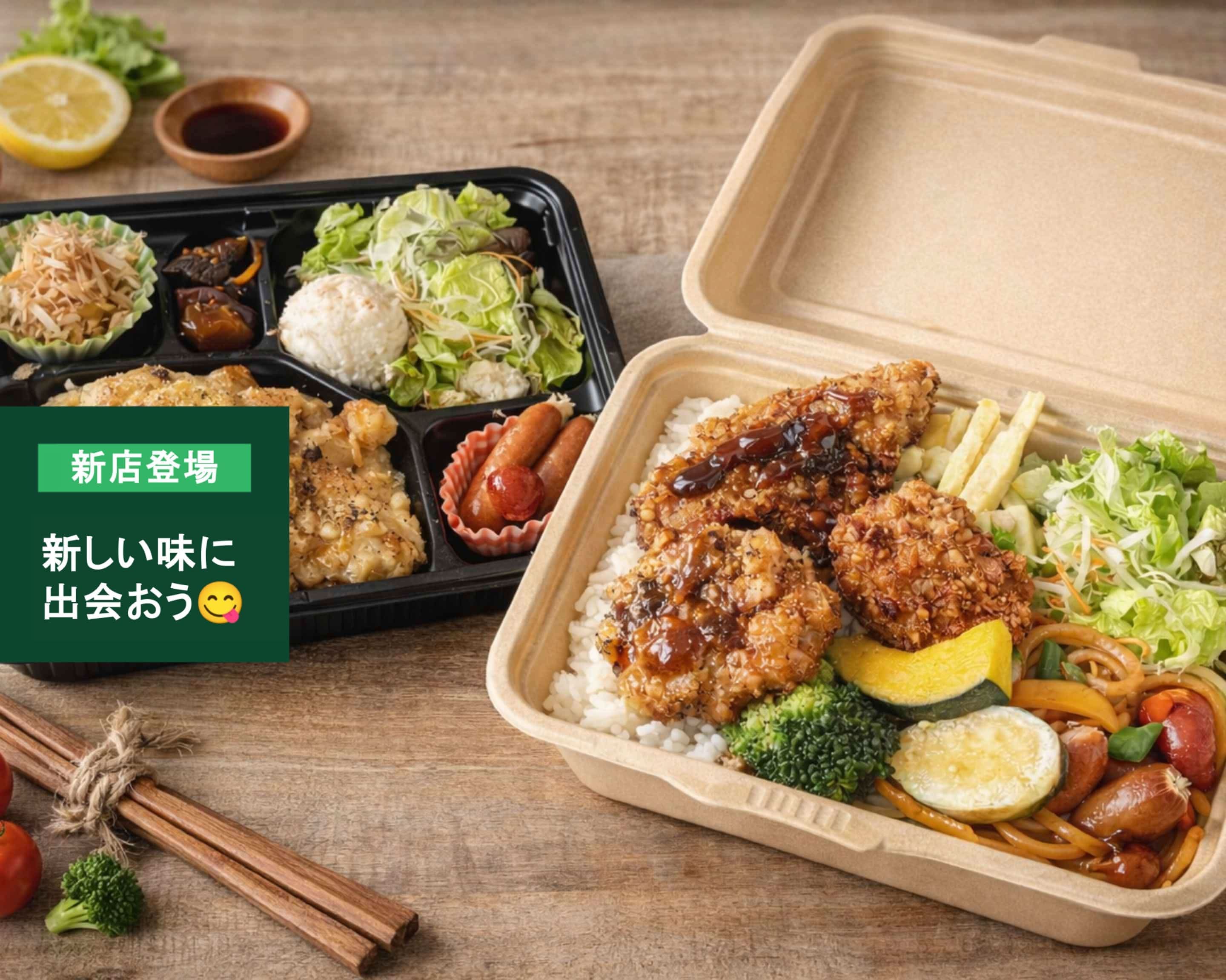 ボリューム満点！】食膳のお弁当 Boryuumu manten! Shokuzen no