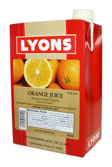 Lyons Orange Juice (46 fl oz)