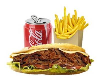 🥙🥙 Menu Sandwich Kebab 🥩➕🍟 ➕🧋