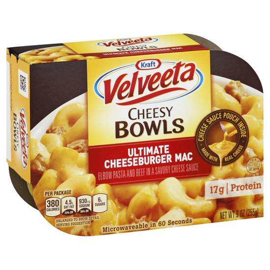 Velveeta Ultimate Cheeseburger Mac Bowls