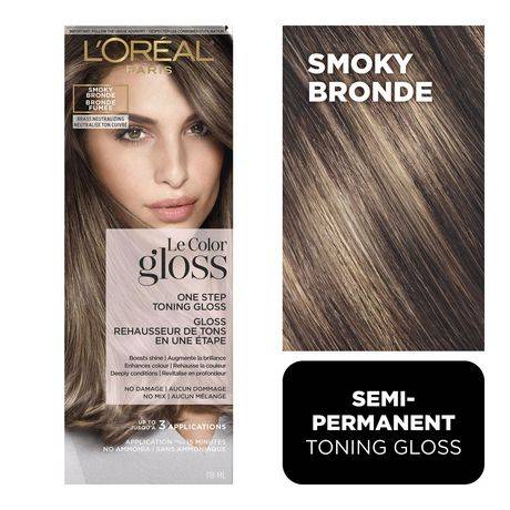L'oréal Paris Le Color Gloss Hair Dye Smoky Bronde Blonde Brown (1 unit)