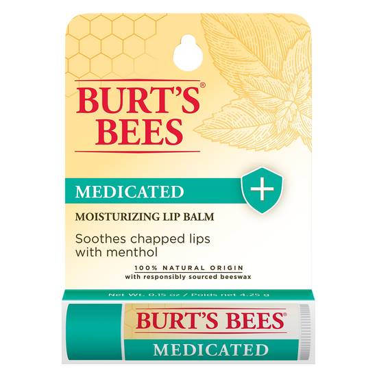 Burt's Bees Medicated Moisturizing Lip Balm