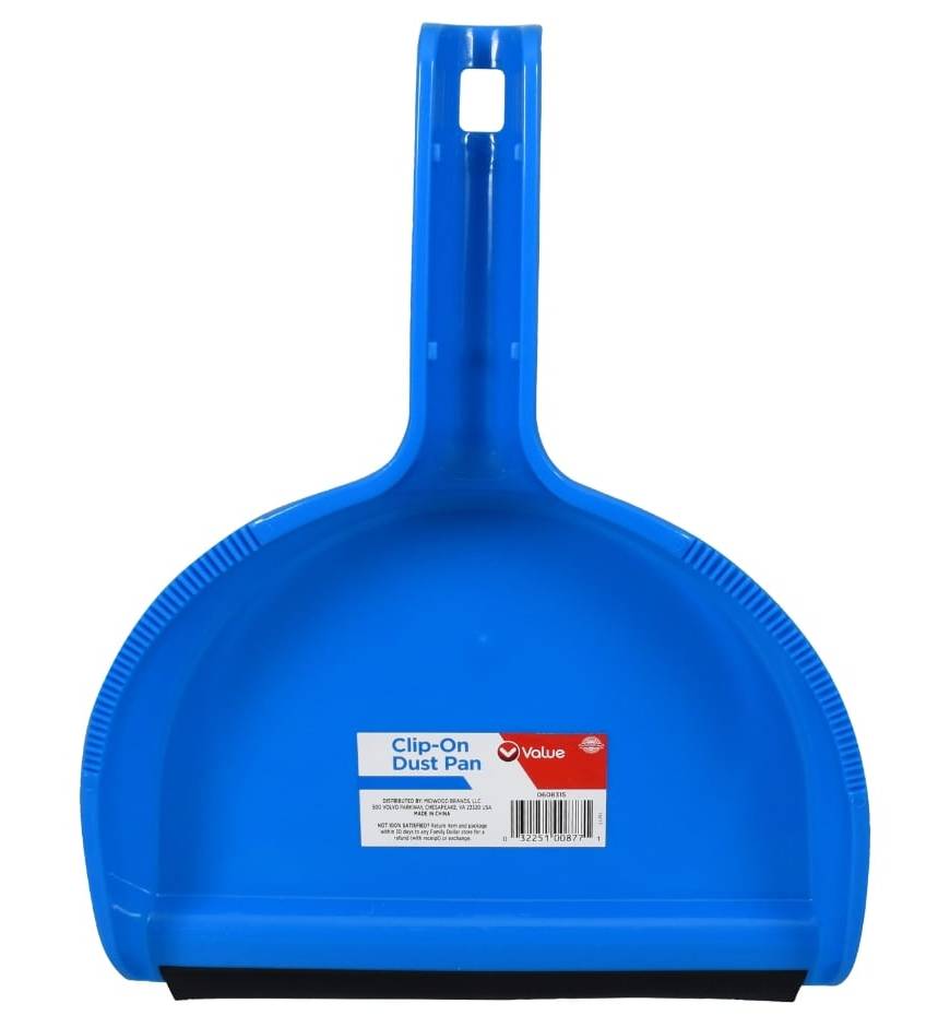 Value Clip on Dust Pan